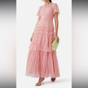 Bridesmaid/Sister Of The Bride Pink Dress “Needle And Thread Gown”
